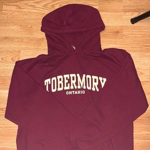 Comfy burgundy tobermory hoodie!